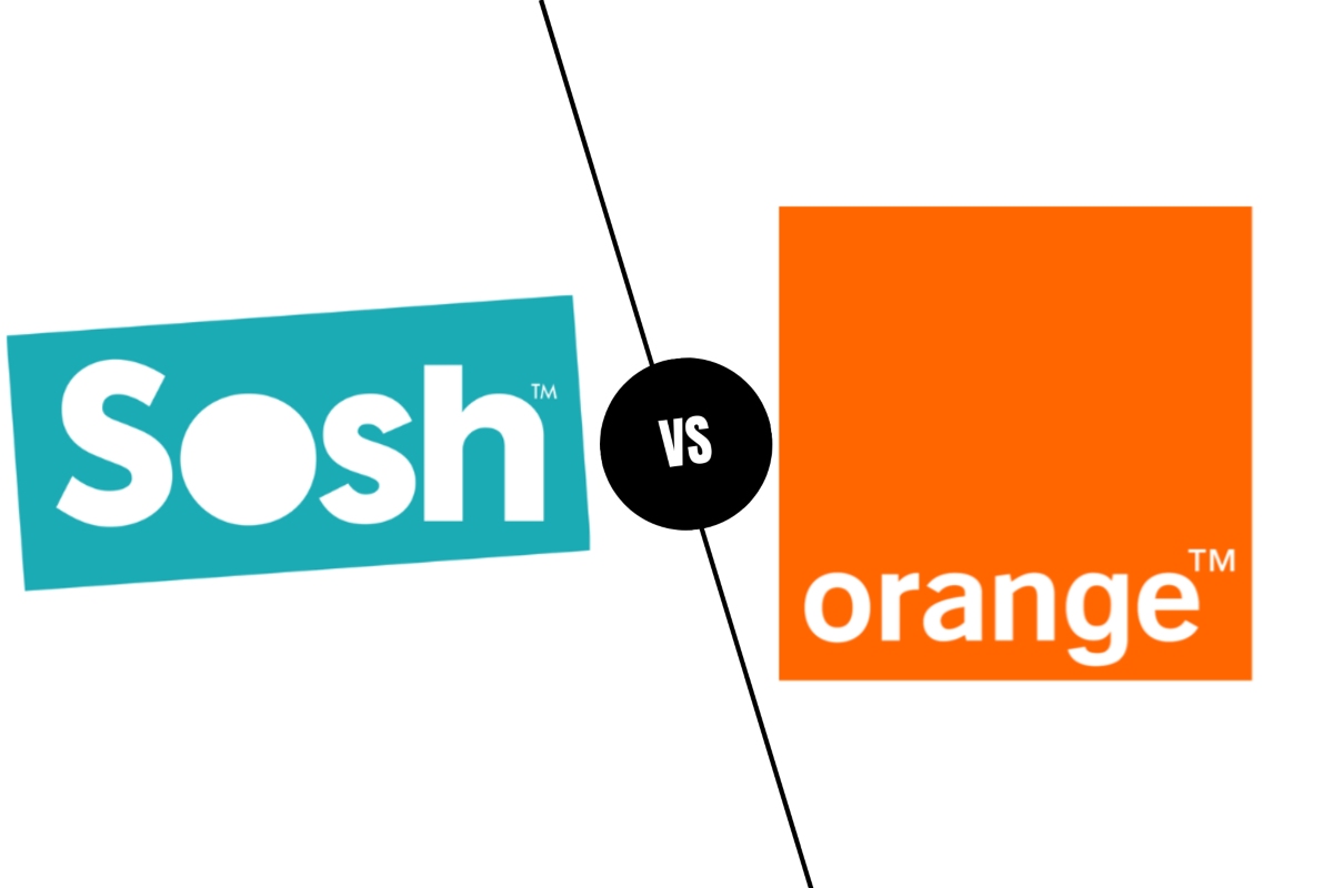 Logo Orange versus Sosh pour comparaison des deux Box Internet